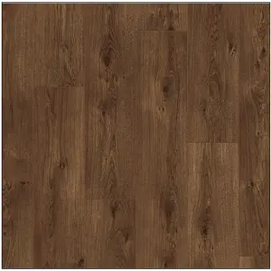 Green Meridian Oak Brown Wood Effect Laminate Flooring 12mm Thick Suitable for Underfloor Heating 1.453 m²Per Pack