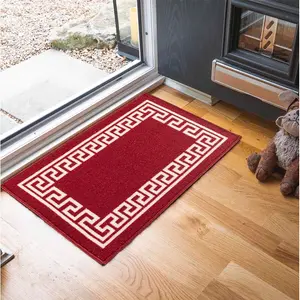 Rampzipoor Doormat Red White / Rectangle 40 x 60cm