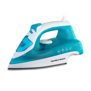 Hamilton Beach SteamMax 2200W Aqua & White Steam Iron