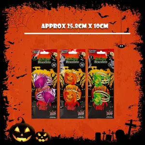 Halloween Glow Stick Bracelets Pack of 2 1 Piece Mystery Bag  MultiColour