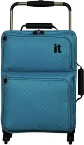 IT Luggage World's Lightest 4 Wheel Soft Cabin Suitcase