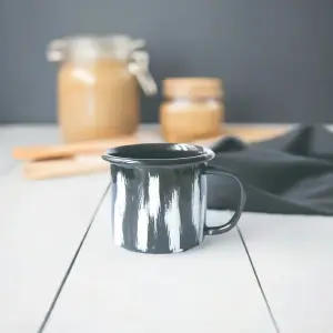 Rozi Stripe Collection Enamel Mug