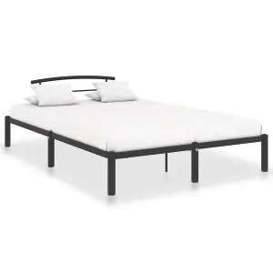 Berkfield Bed Frame Black Metal 120x200 cm