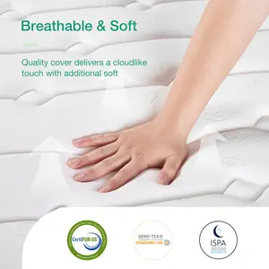 Bealeton  27cm Memory Foam Pocket Sprung Mattress Super King (6')