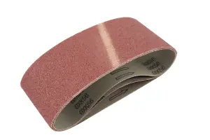 Universal Fit 40 grit Sanding belt (W)76mm (L)533mm, Pack of 3