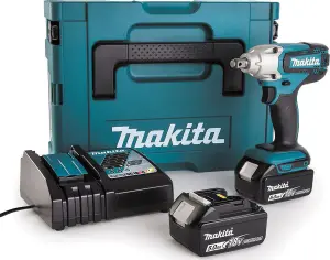 MAKITA DTW190RTJ 18v Impact wrench 1/2" square drive