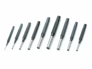 Priory PRI135S9 135-S9 Parrallel Pin Punches in Wallet Set 9 Piece PRI135SET9