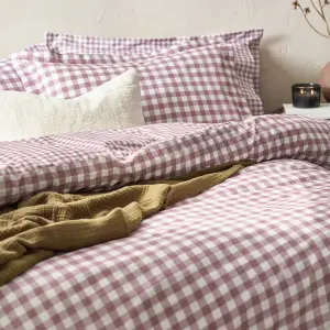 Yard Barton Check Reversible Duvet Set