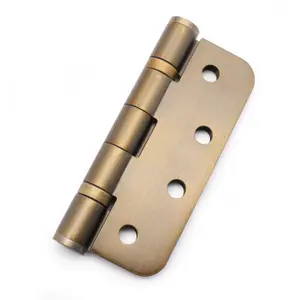 AFIT Florentine Bronze Grade 13 Fire Door Hinges-  4" Radius 102 x 76 x 3mm - Pack 3