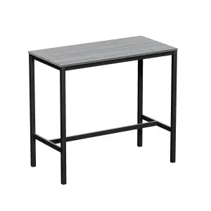 Vida Designs Roslyn 2 Seater Bar Table Set, Grey