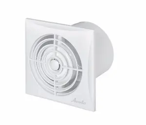 Silent Bathroom Extractor Fan 100mm / 4" Timer Humidity Sensor