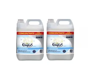 Comfort Professional Fabric Conditioner Pure Concentrate 178 Wash 5L (Pack of 2)