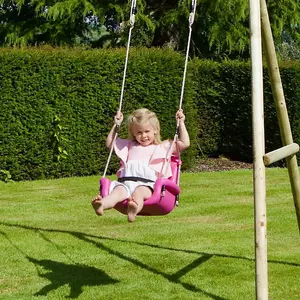 Rebo 3 in 1 Baby Toddler Children's Growable Swing Seat - Pink