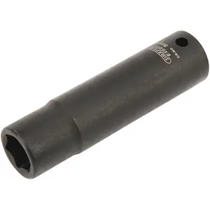 Draper Expert HI-TORQ 6 Point Deep Impact Socket, 1/4" Sq. Dr., 8mm 05186