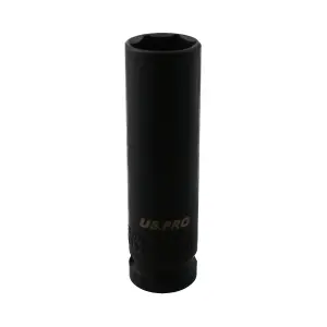 16mm 1/2in Drive Double deep Metric Impacted Impact Socket Single Hex 6 Sided