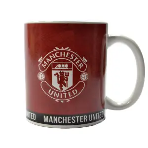 Manchester United FC Identity 325ml Mug Red/White (One Size)