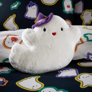 Catherine Lansfield Halloween Ghosts 3D Shaped Cushion White