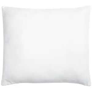 Set of 2 Pillows ERRIGAL Microfibre Low 80 x 80 cm White