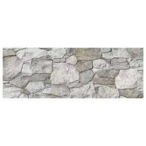 Prairie Nature Split Faced Stone Effect Porcelain Tile - Pack of 4, 1.14m² - (L)890x(W)320