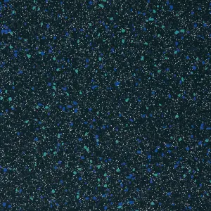 Blue Speckled Effect Vinyl Flooring, Anti-Slip Contract Commercial Vinyl Flooring with 2.0mm Thickness-15m(49'2") X 2m(6'6")-30m²