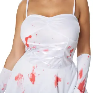 Spooky Bride - Halloween fancy dress costume for women - white XL