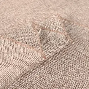 Neel Blue 29cm x 275cm Plain Hessian Table Runner, Blush Pink