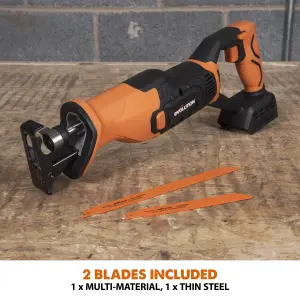 Evolution Cordless R150RCP-Li Reciprocating Saw 18v Li-Ion EXT Inc Multi-Material Blades (Bare)