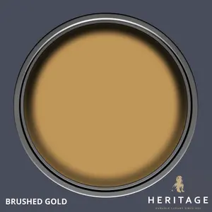 Dulux Trade Heritage Brushed Gold Velvet matt Wall paint, 2.5L