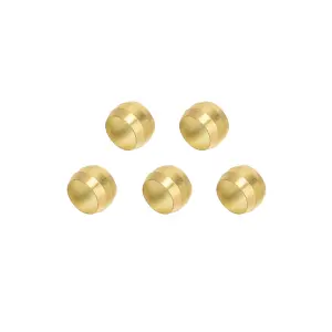 Flomasta Brass Compression Olive (Dia)8mm, Pack of 5