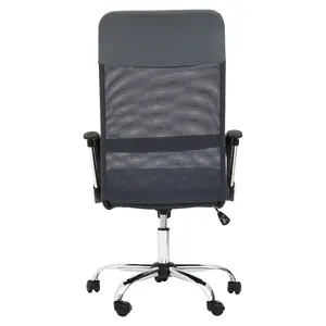 Interiors by Premier Brent Grey Mesh Home Office Chair