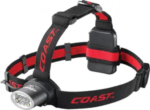 Coast Single Mode LED Head Torch Dual colour Single mode Water Resistant HL4 Headlamp Without Batteries