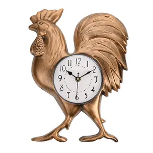 Hometime Rooster Shaped Wall Clock 35cm