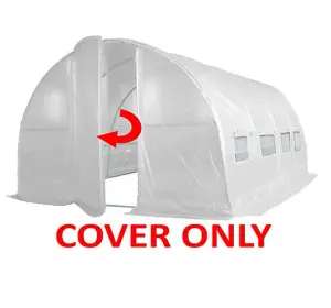 4m x 3m (13' x 10' approx) Pro+ White Polytunnel Replacement Cover