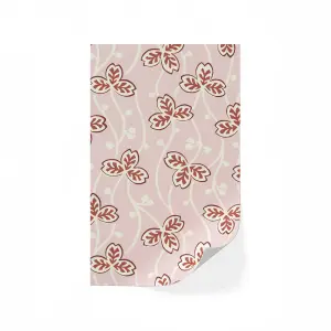 Lick Pink & Red Clover 02 Textured Wallpaper Sample