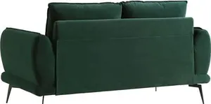 Obriel Forest Green Velvet Sofa, 2-Seater - Daals - Sofas