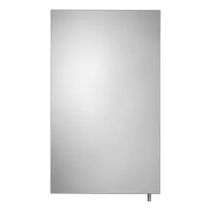 Croydex Dawley White Single Bathroom Wall cabinet With Mirrored door (H)690mm (W)400mm