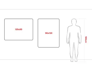 ALLboards Combination Board 2 in 1 Whiteboard & Grey Felt Board with Aluminium Frame 120x90cm, Pin Board Magnetic Board