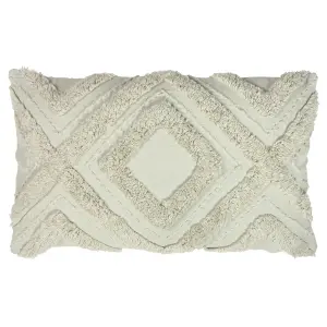 furn. Orson Tufted 100% Cotton Feather Filled Cushion