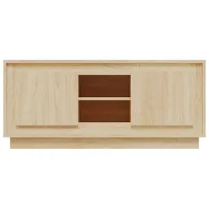 Berkfield TV Cabinet Sonoma Oak 102x35x45 cm Engineered Wood