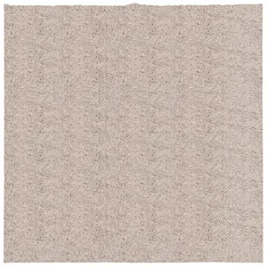 Shaggy Rug PAMPLONA High Pile Modern Beige 160x160 cm