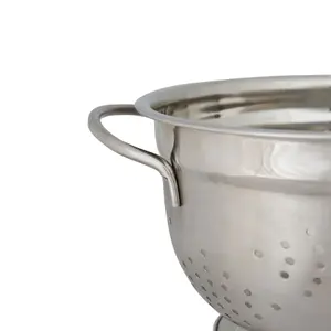 Argon Tableware Stainless Steel Colander - 21.5cm