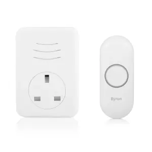 Byron White Wireless Door chime kit DBY-22313BS-KF