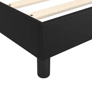 Berkfield Box Spring Bed Frame Black 180x200cm 6FT Super King Faux Leather