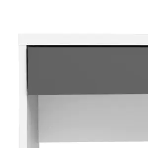 Tvilum Liten Grey 1 drawer Desk (H)765mm (W)747mm (D)482mm