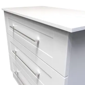 Ripon 3 Drawer Chest in White Ash (Ready Assembled)