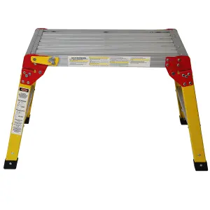 Excel Fibreglass Workbench Platform Heavy Duty Folding Hop Up 300mm x 600mm