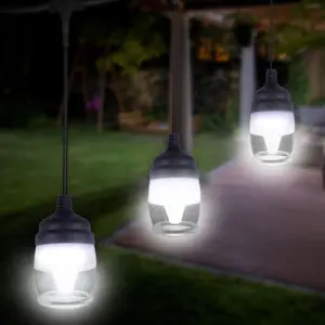 Colour Changing 14 LED Lamp Festoon Lights - App or Remote Controlled Waterproof Mains Powered Indoor Outdoor Decorative Lighting