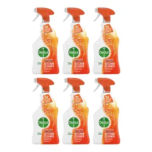 Dettol Power And Pure Kitchen Cleaner Spray 1L Pack of 6