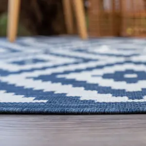 Ecology Collection Outdoor Rugs in Blue  100blu