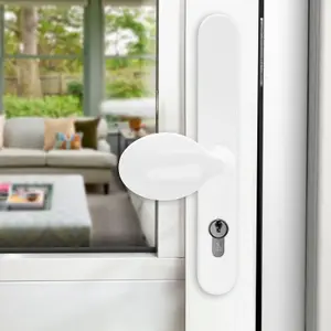 Yale Sparta Lever/Pad Offset Door Handle - White